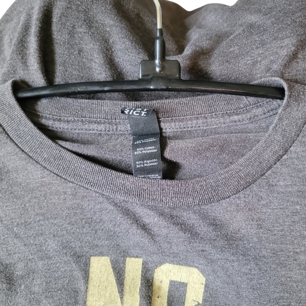Thank You Veterans TShirt Unisex Christian Gray No Greater Love Sz Small - Picture 2 of 3